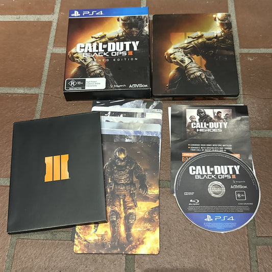 Call Of Duty: Black Ops III Hardened Edition • PlayStation 4 PS4 (2015) COD BO 3