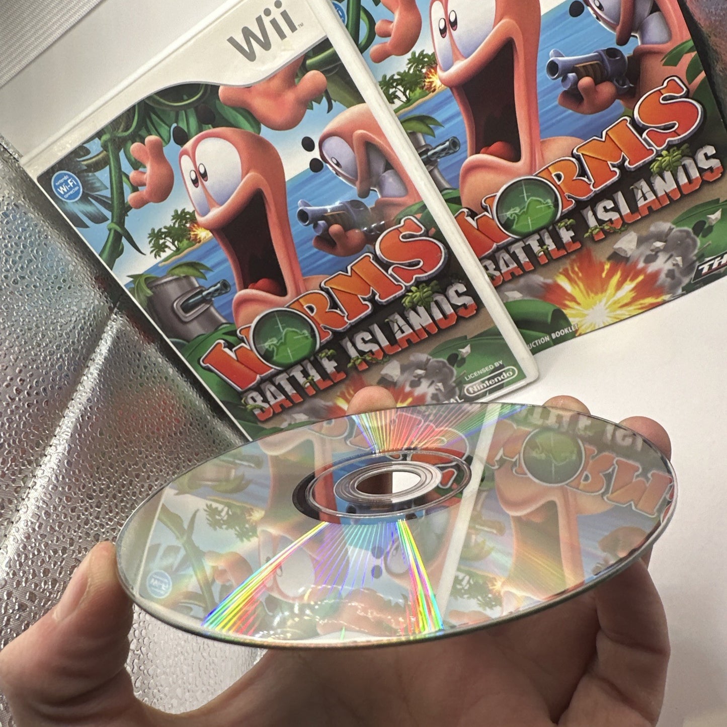Worms: Battle Islands • Nintendo Wii Game + Manual (2010) PAL AUS Complete • THQ