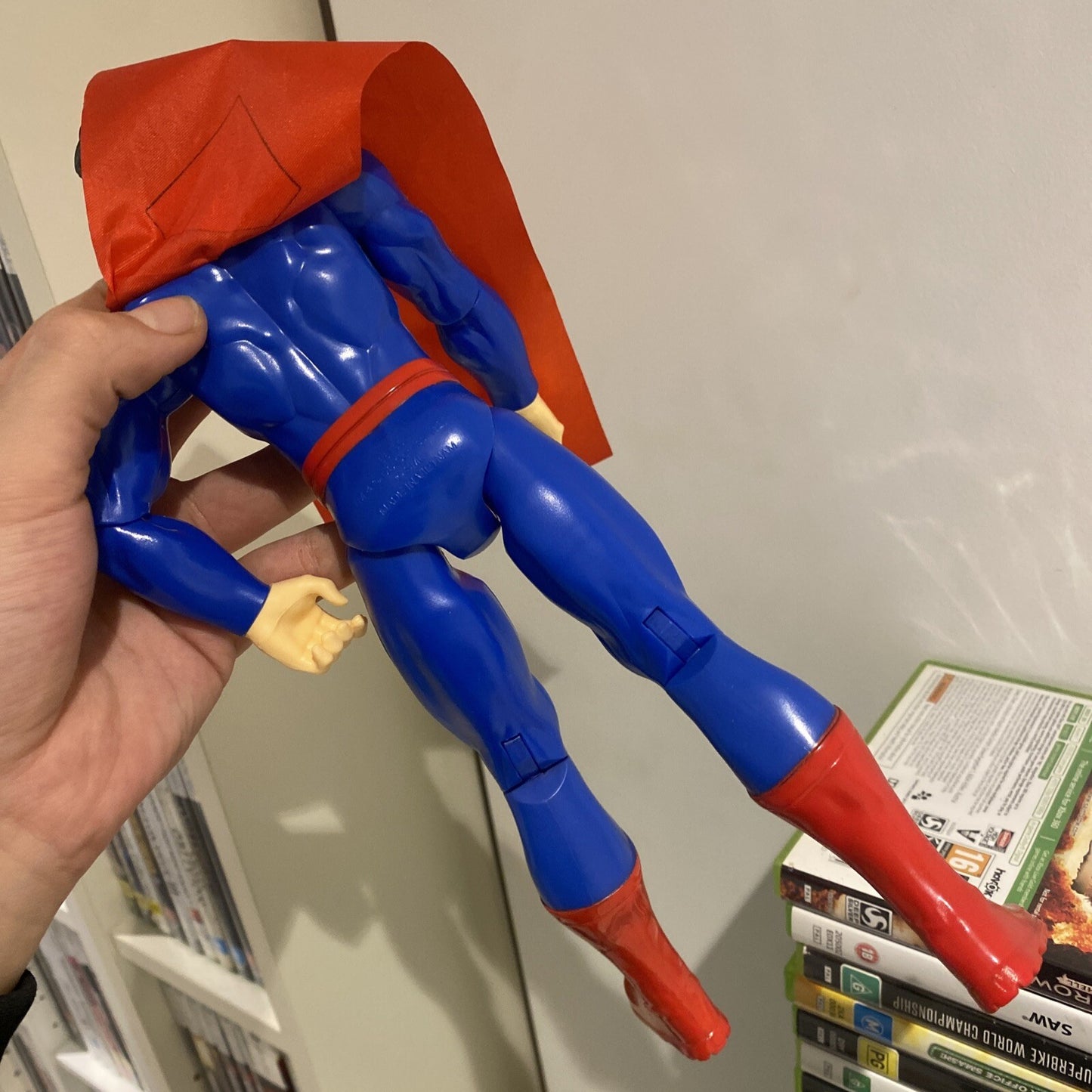 SUPERMAN Action Figure Toy 12” 68700 (S20) DC COMIC Fully Articulated! 2015