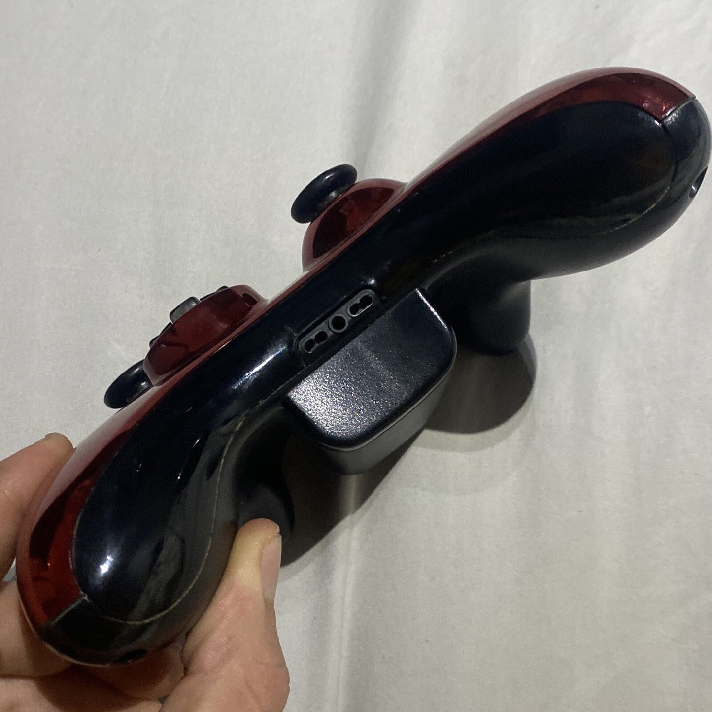 Microsoft Xbox 360 Red Chrome Controller *TESTED/WORKING!* Metallic • GENUINE!