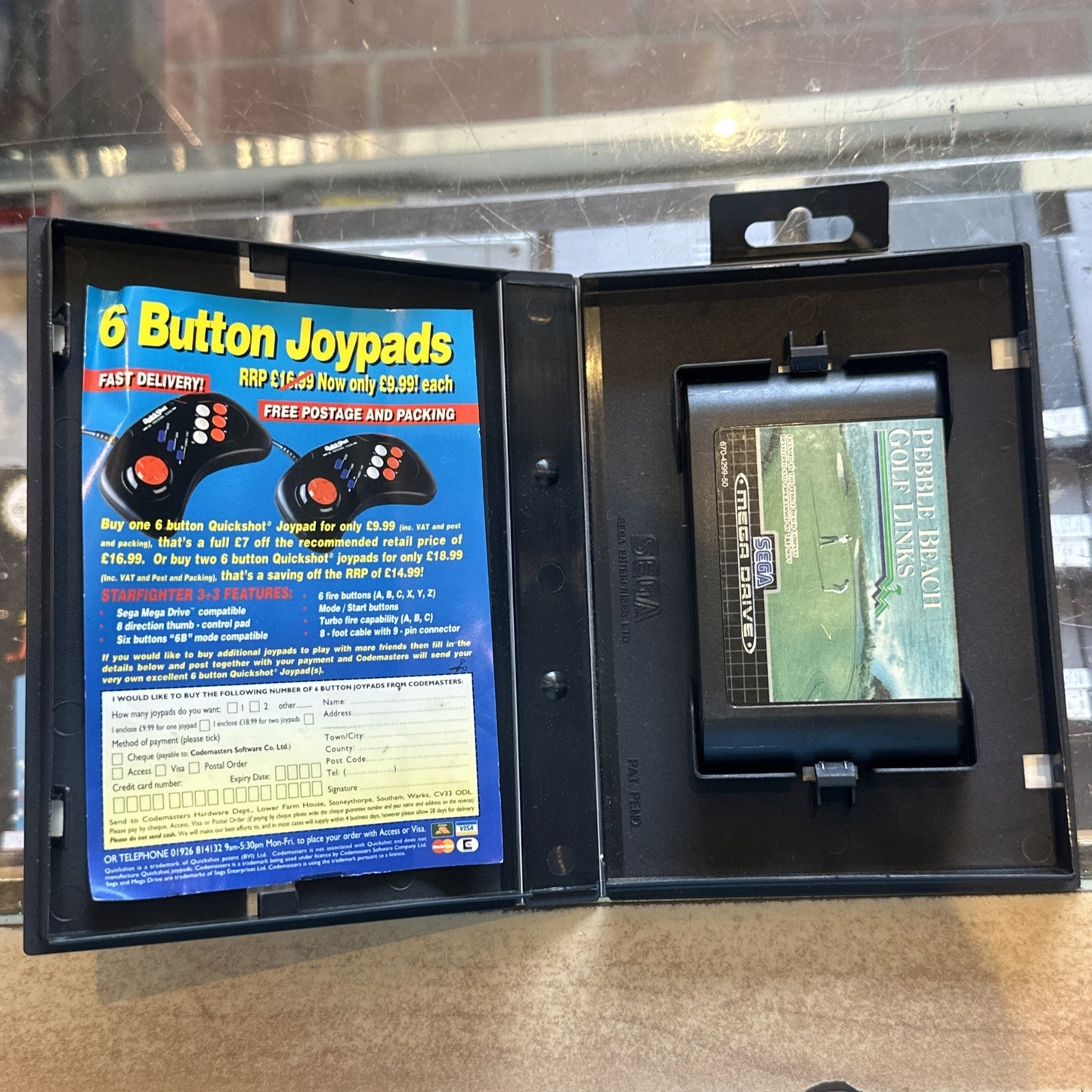 Pebble Beach Golf Links • SEGA Mega Drive Game (1994) Boxed