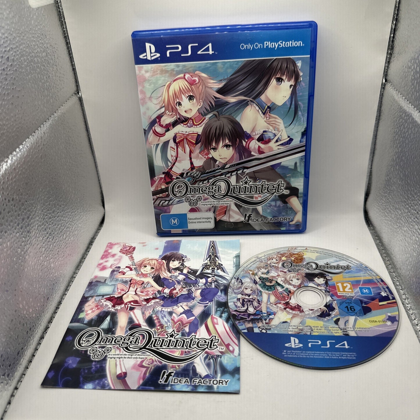 Omega Quintet • Sony PlayStation 4 PS4 Game + Manual (2015) Australian Complete