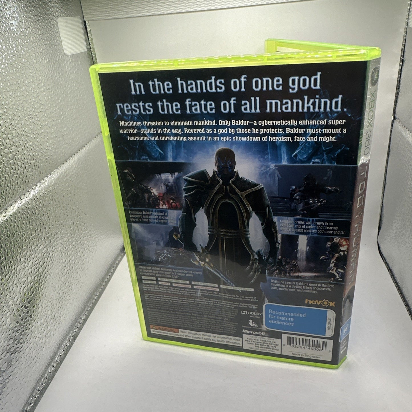 Too Human • Xbox 360 Game + Manual (2008) AUS PAL • Complete CIB