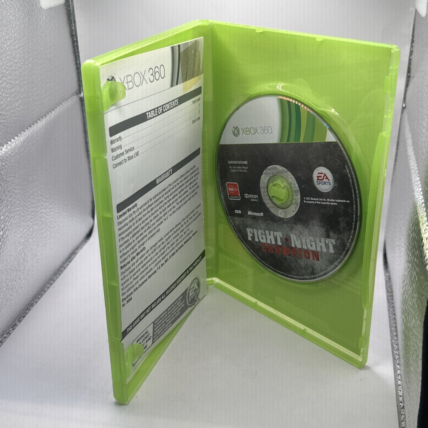 Fight Night Champion • Xbox 360 Game (2011) PAL AUS • EA Sports Boxing Fighting