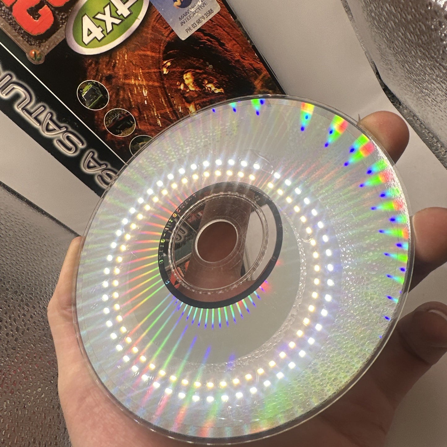 Hardcore 4X4 • Sega Saturn Game + Manual (1996) PAL • Complete CIB Boxed