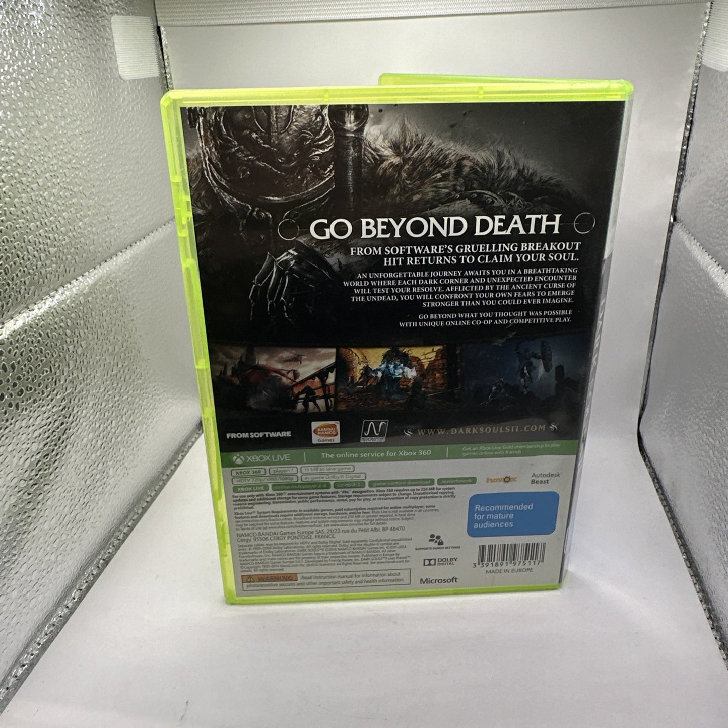 Dark Souls II 2 • Xbox 360 Game + Manual (2014) PAL AUS • Complete CIB