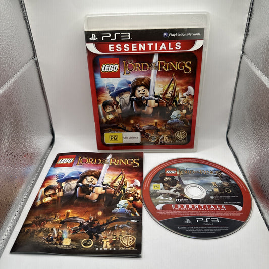 LEGO Lord of the Rings • PlayStation 3 PS3 Game + Manual (2012) AUS Complete CIB