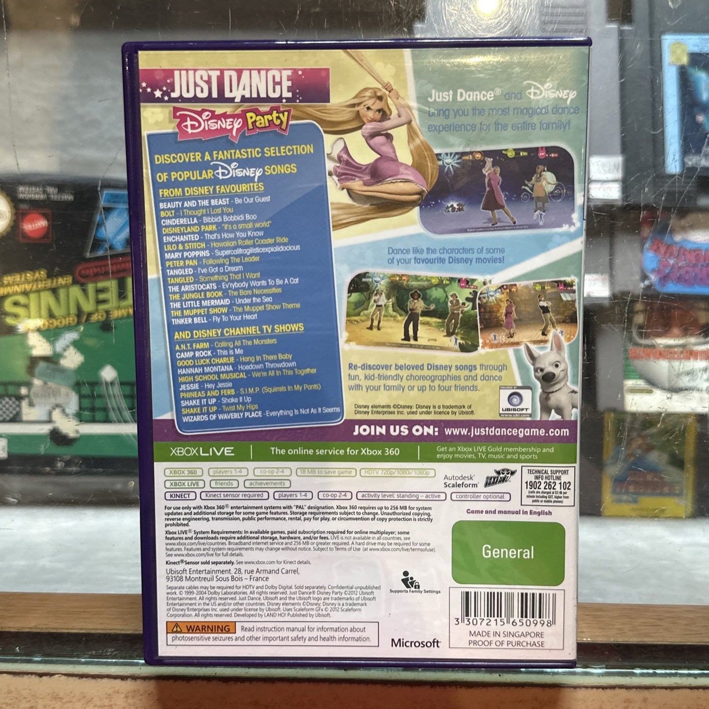 Just Dance Disney Party • Xbox 360 Game + Manual (2012) AUS PAL Ubisoft Dancing