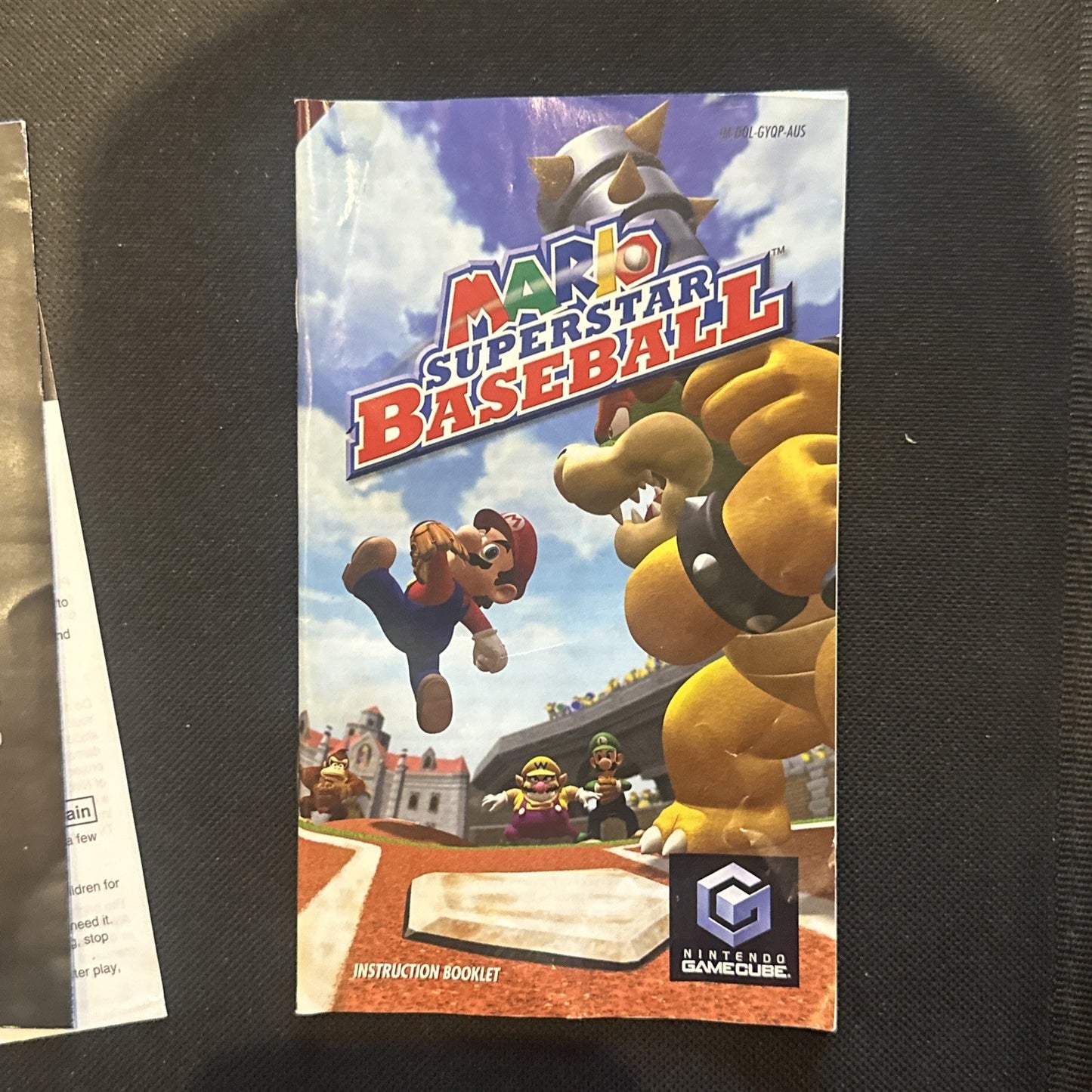 Mario Superstar Baseball • Nintendo GameCube Game + Manual 2005 PAL AUS Complete