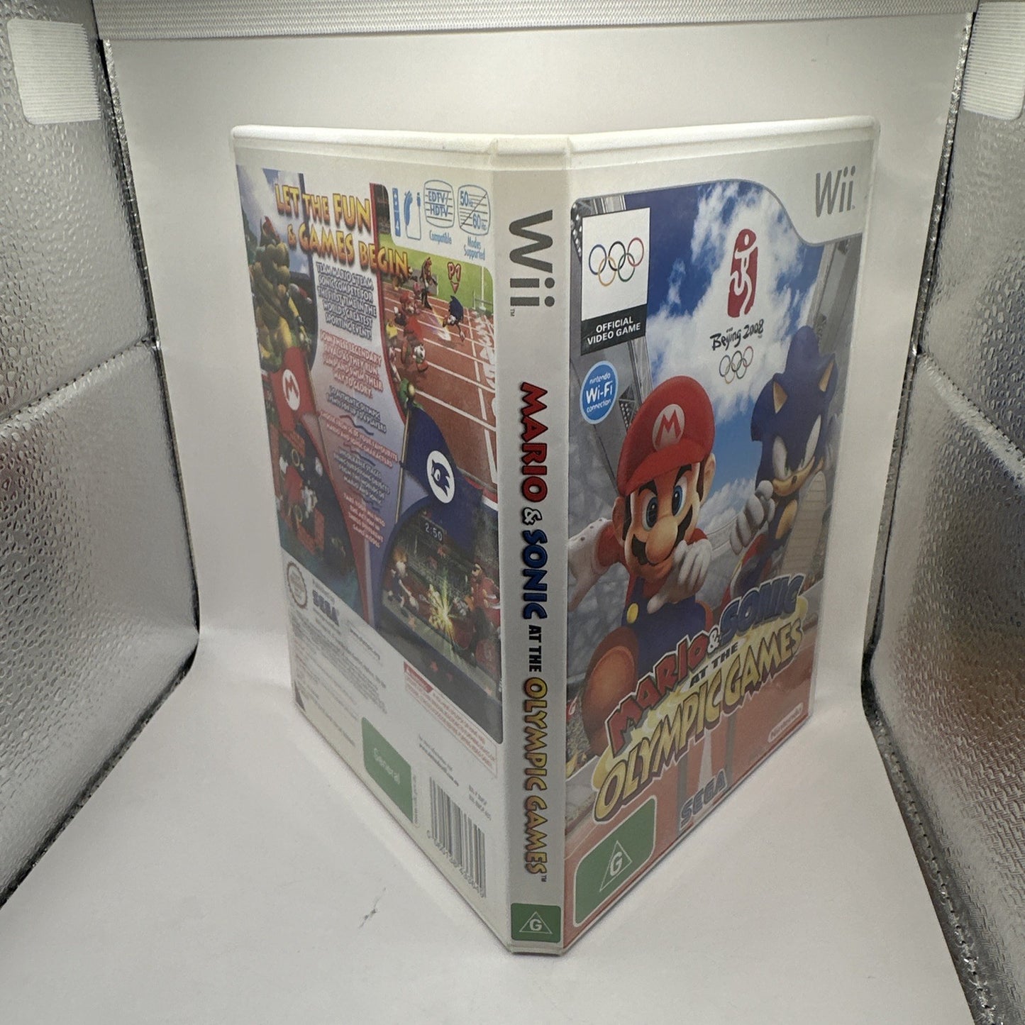 Mario & Sonic At The Olympic Games • Nintendo Wii Game + Manual PAL AUS • SEGA