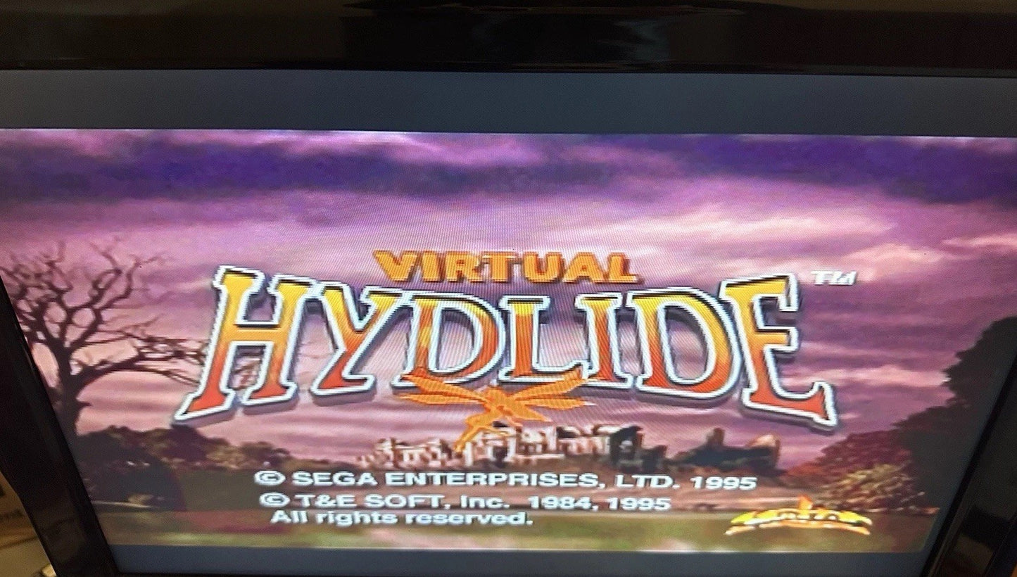 Virtual Hydlide • Sega Saturn Game + Manual (1995) PAL • Complete • Action RPG