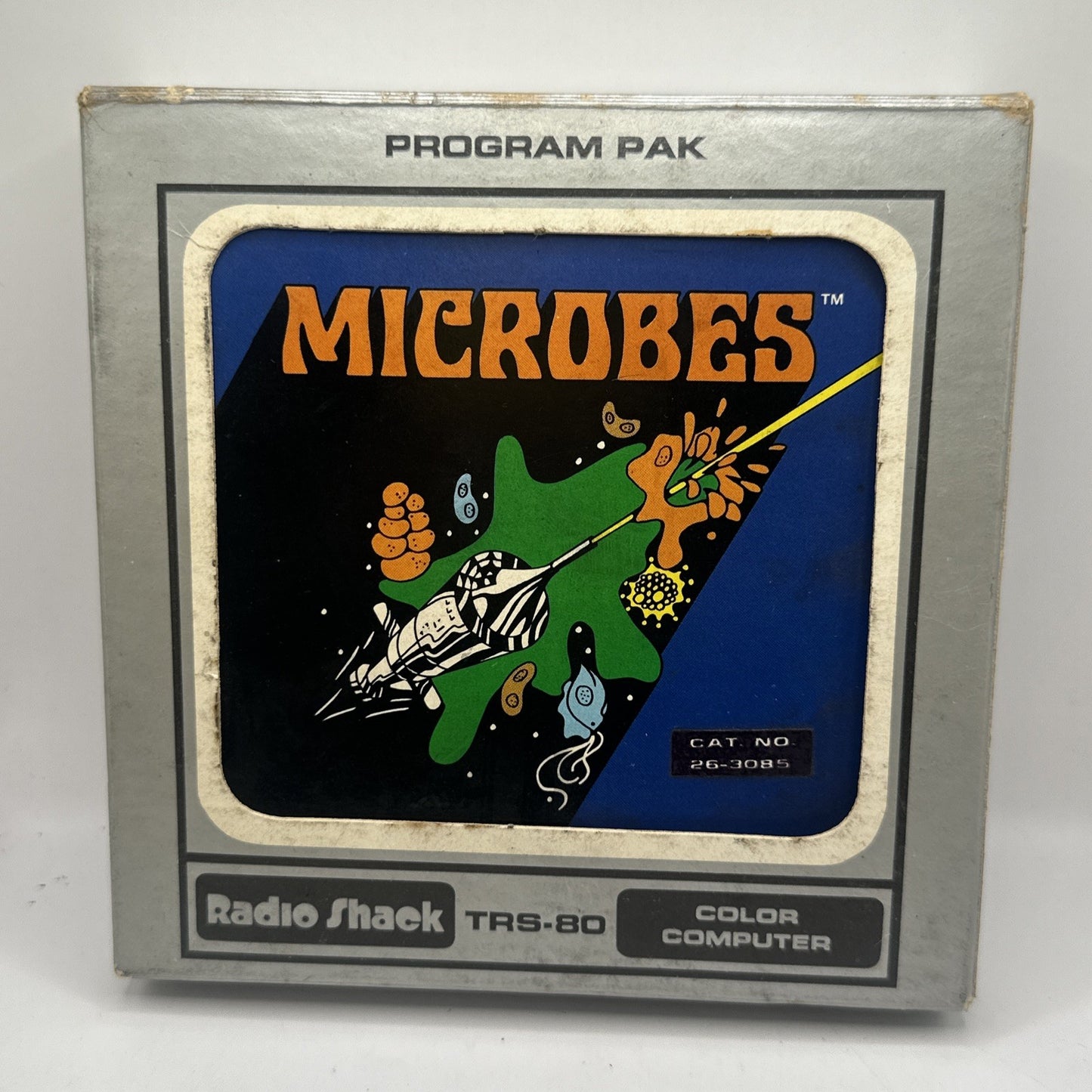 Microbes • Tandy TRS-80 Game In Box + Manual (1981) Radio Shack • Complete Boxed
