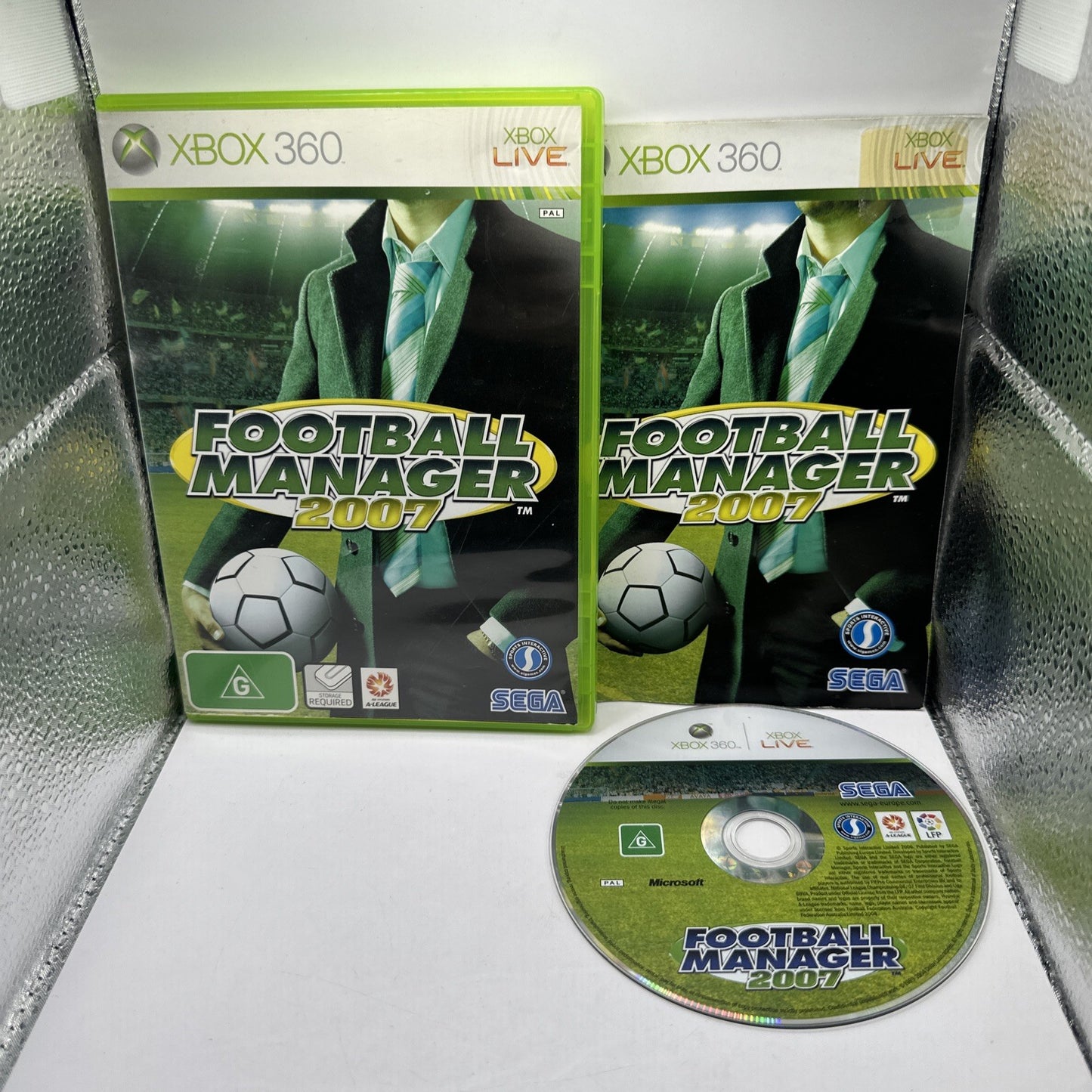 Football Manager 2007 • Xbox 360 Game + Manual PAL AUS • SEGA Soccer • Complete
