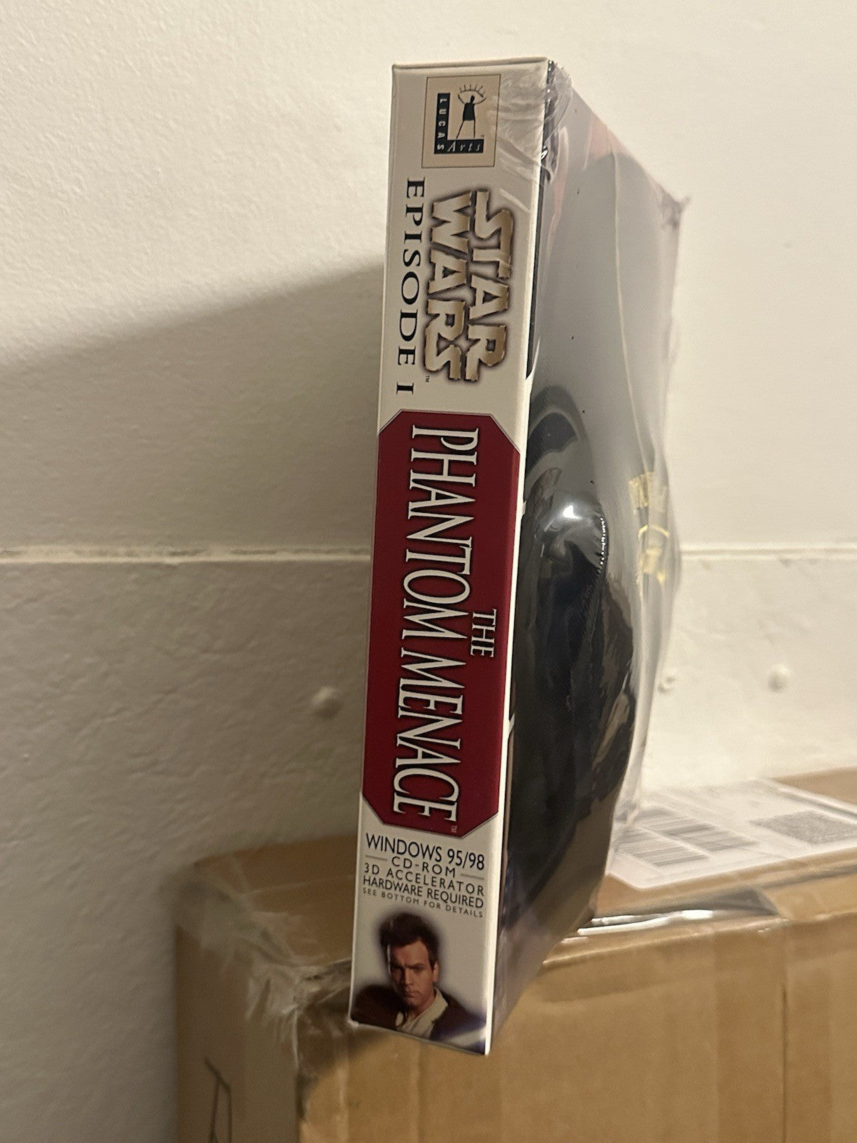 Star Wars: The Phantom Menace Big Box PC + Hat • Windows 95/98 BRAND NEW SEALED