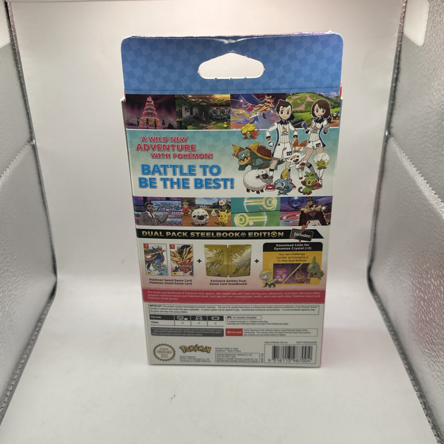 Pokémon Sword And Shield Dual Pack Steelbook Edition • Nintendo Switch • AUS