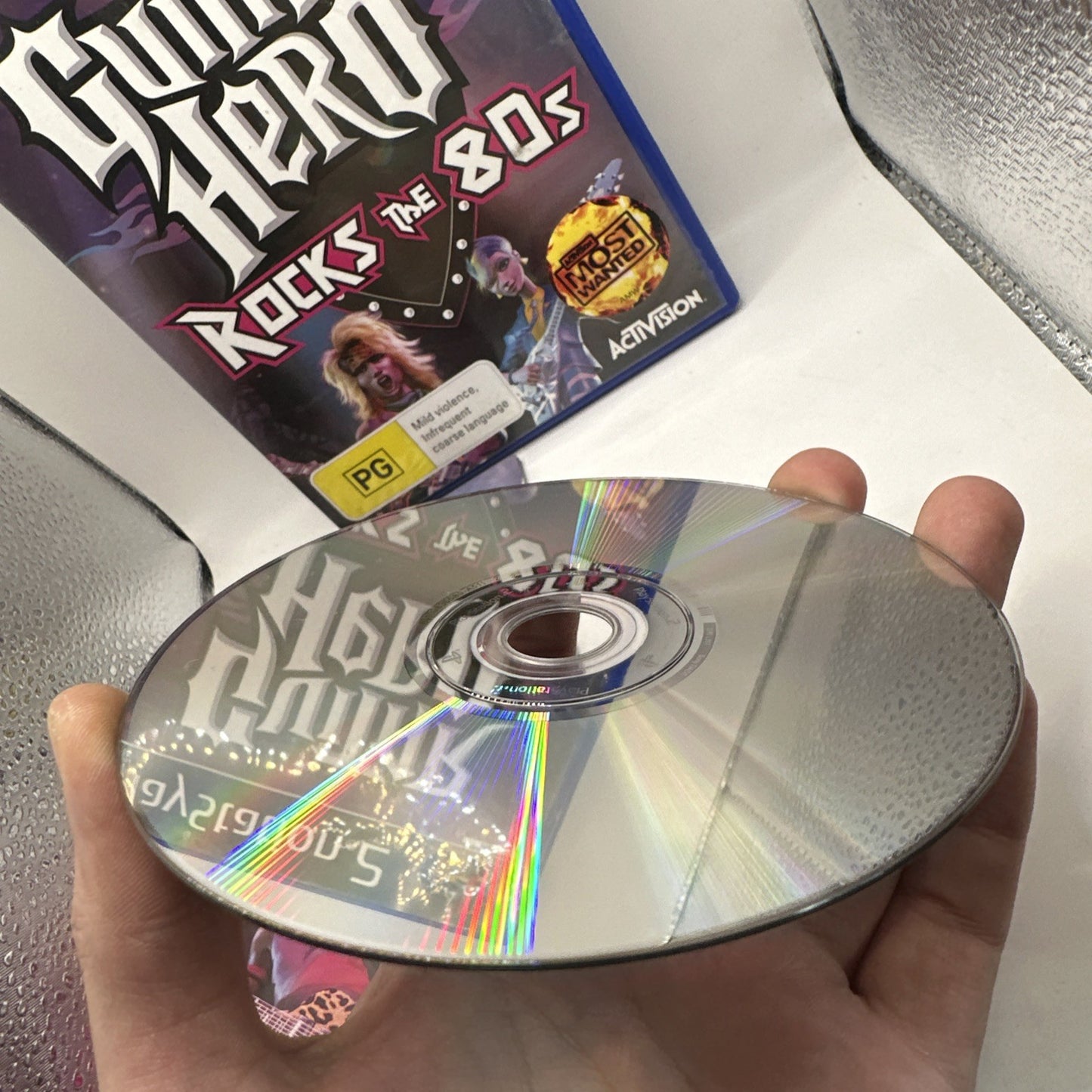 Guitar Hero Rocks The 80’s • PlayStation 2 PS2 Game + Manual (2007) PAL AUS Rock