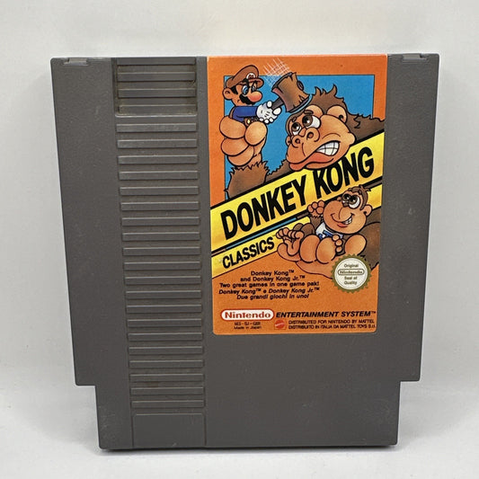 Donkey Kong Classics • Nintendo NES Game (1988) PAL • Cartridge Only
