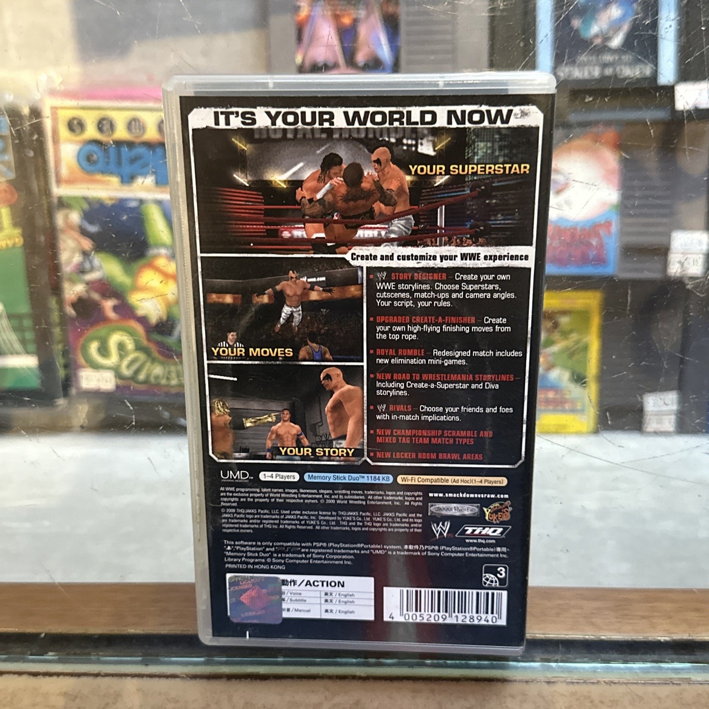 WWE SmackDown vs Raw 2010 • PSP Playstation Portable Game + Manual • REGION FREE