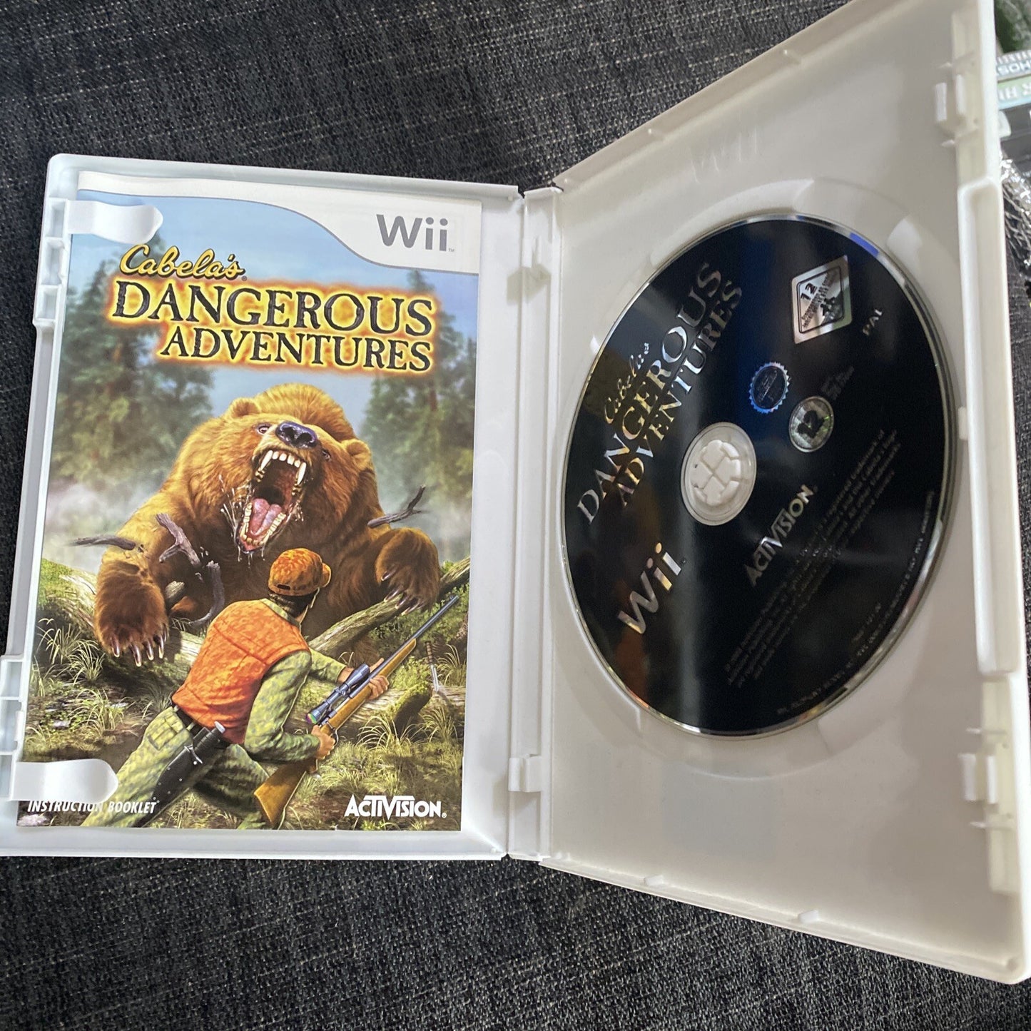 Cabela’s Dangerous Adventures Nintendo Wii Game • Complete (2008) Hunting Games