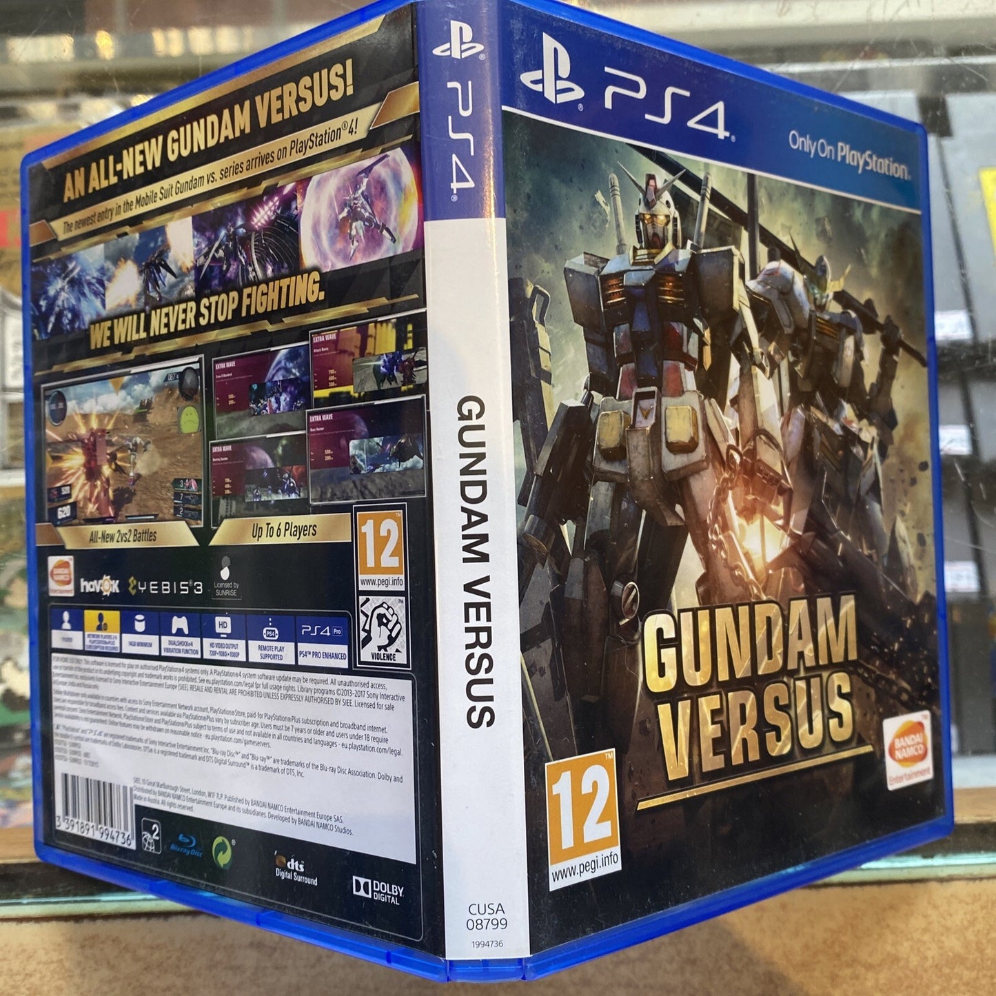 Gundam Versus Sony PlayStation 4 Game (2017) PS4 Fighting Games • Bandai Namco