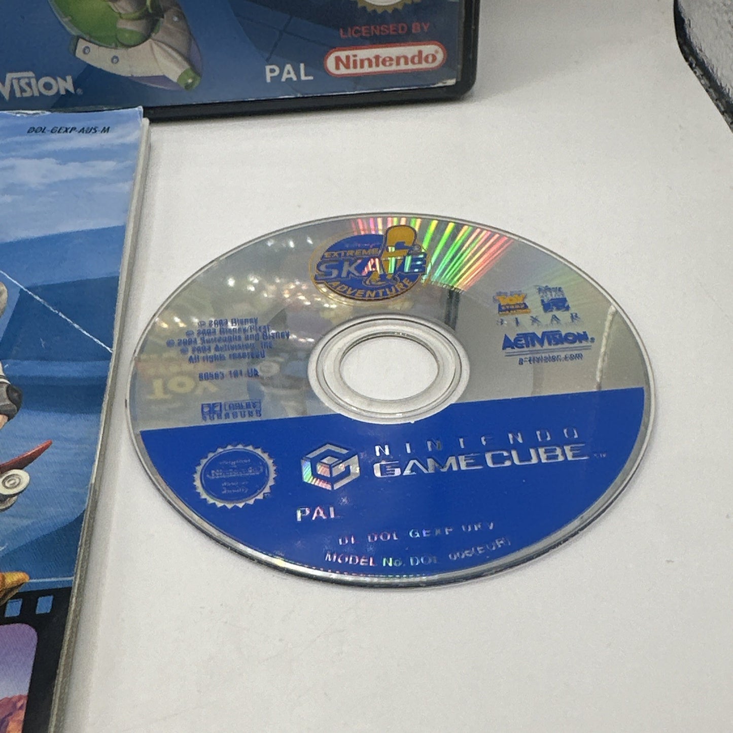 Disney’s Extreme Skate Adventure • Nintendo GameCube Game + Manual (2003) PAL