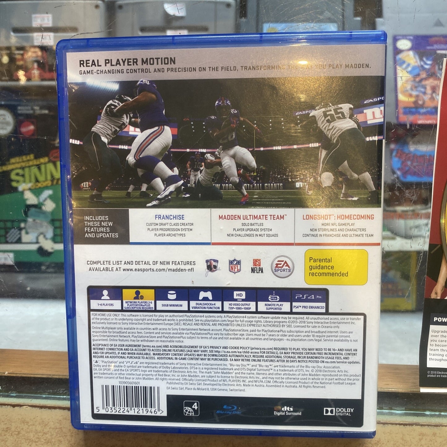 Madden NFL 19 PS4 PlayStation 4 Game • Madden 2019 • American Football Games