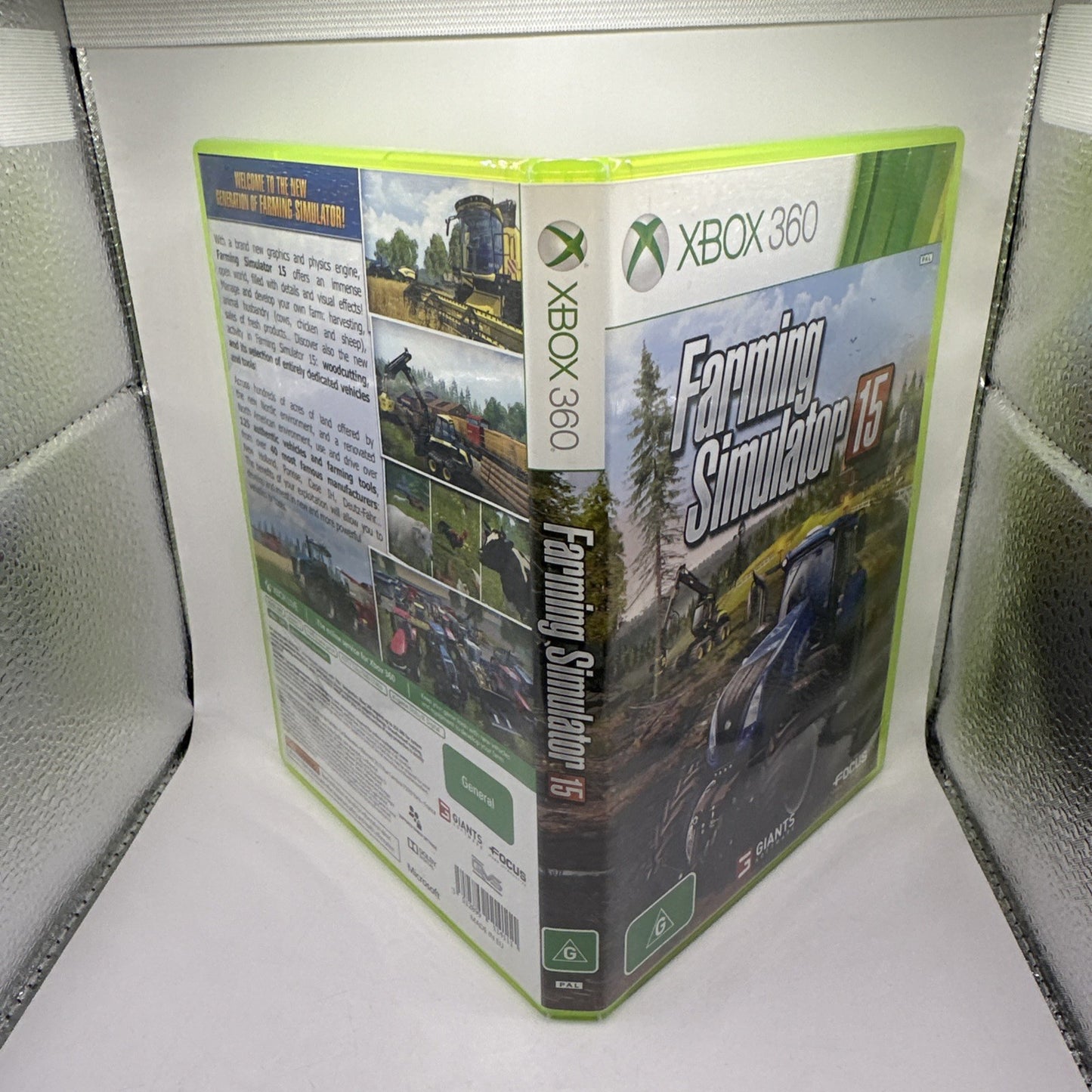 Farming Simulator 15 • Xbox 360 Game + Manual (2015) PAL Australian CIB Complete
