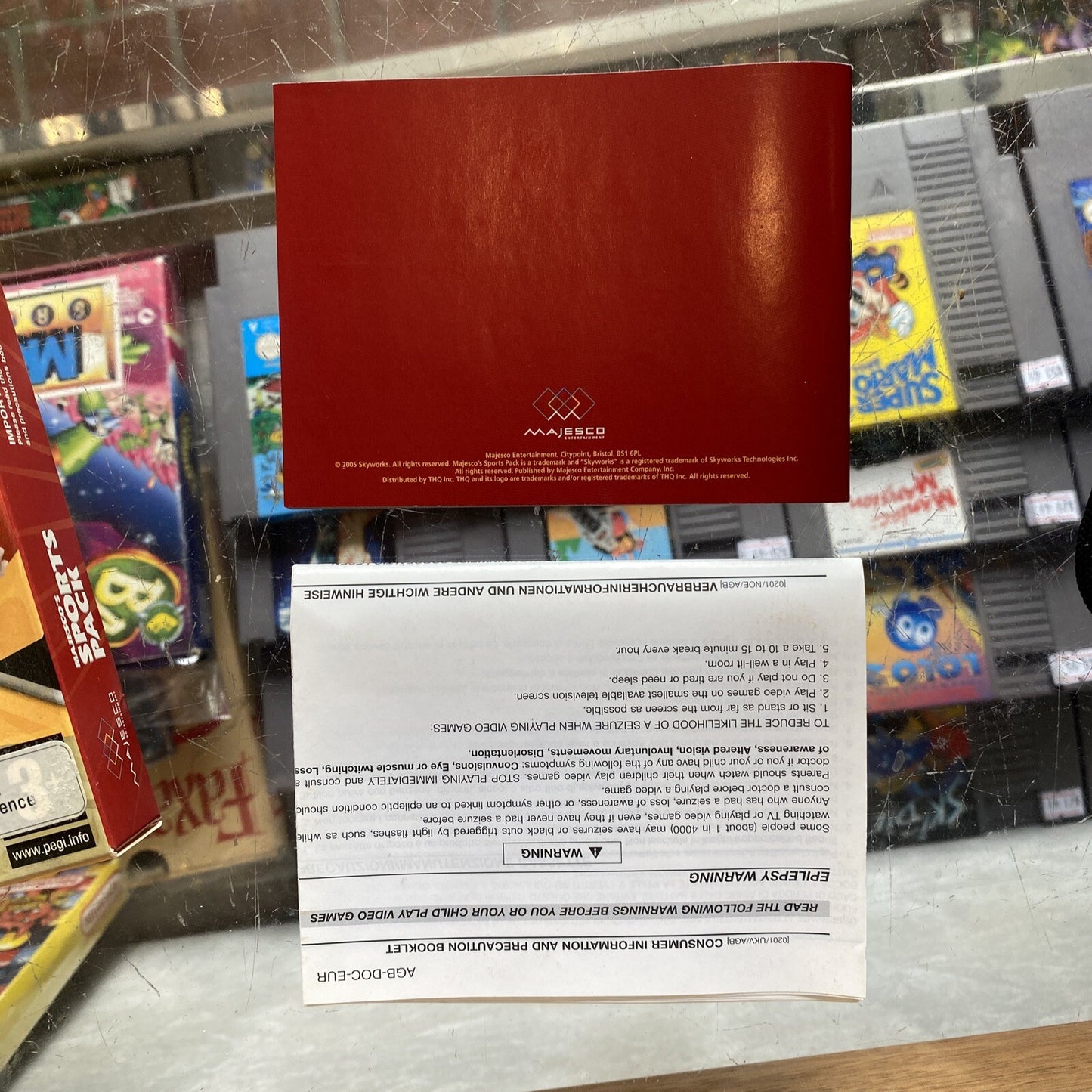 Majesco's Sport Pack 3 Games In One Gameboy Advance Game + Manual BOXED GBA