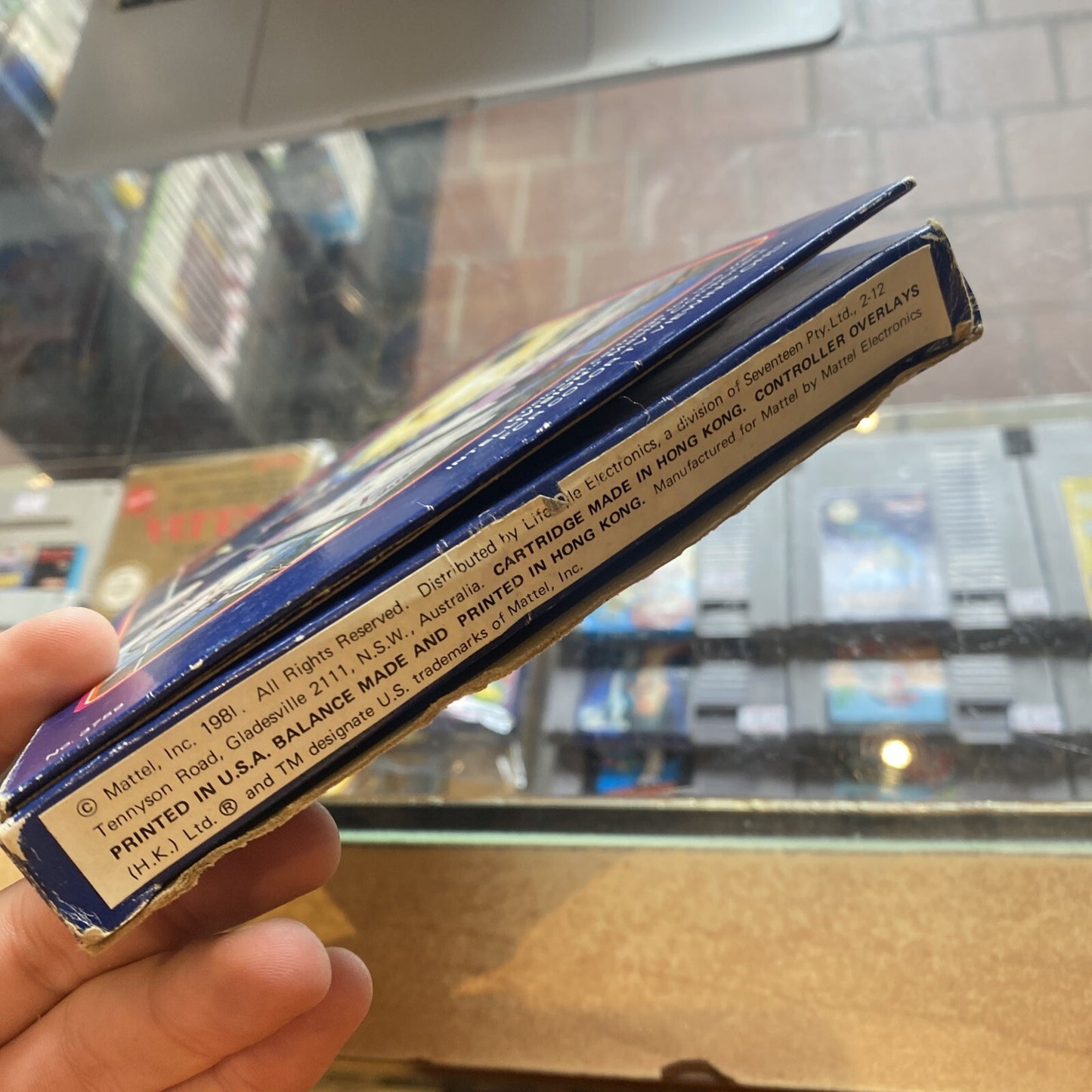 Space Armada Intellivision Game In Box + Manual + Both Overlays • Boxed • Mattel