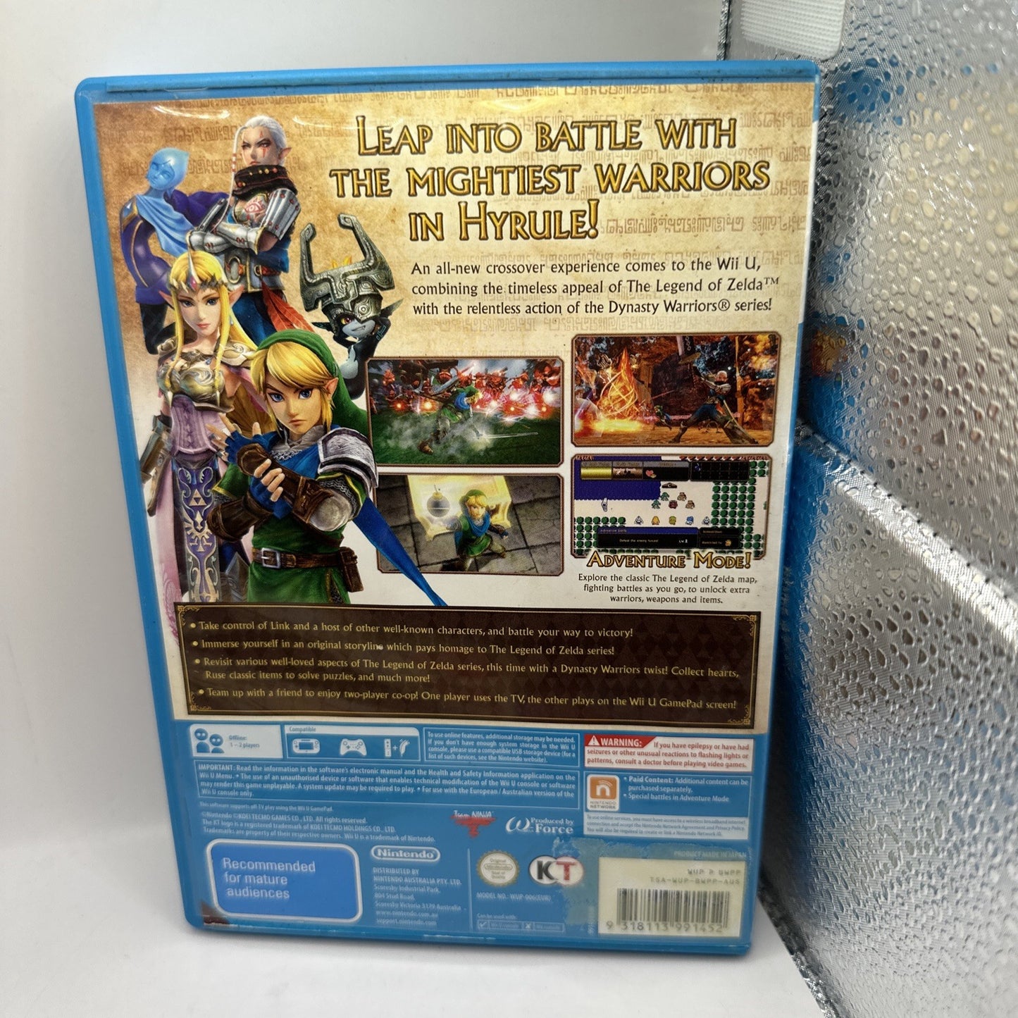 Hyrule Warriors • Nintendo Wii U Game (2014) PAL AUS • Complete CIB • Zelda