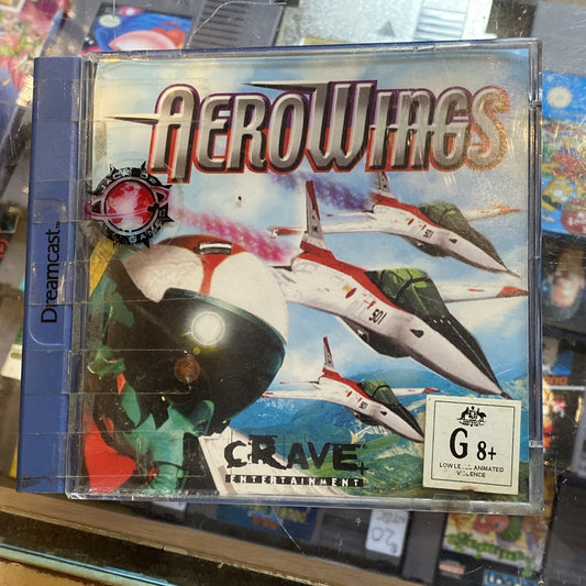 AeroWings Sega Dreamcast Game + Manual PAL *COMPLETE* Tested/Working (1999)
