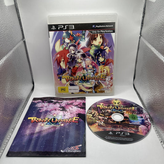 Trinity Universe • PlayStation 3 PS3 Game + Manual (2010) AUS • NIS America JRPG