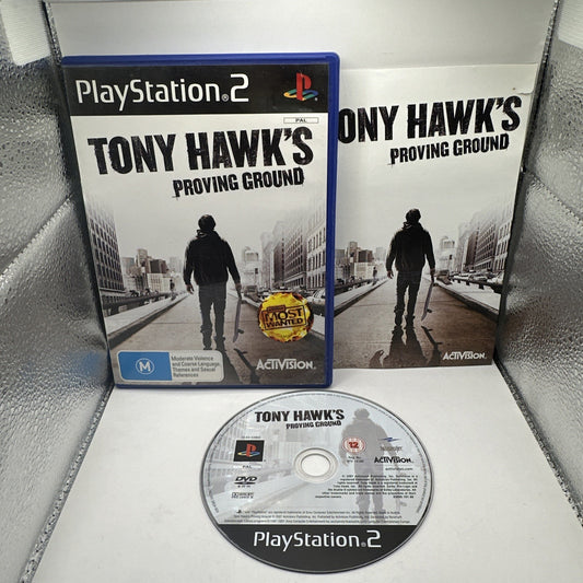 Tony Hawk’s Proving Ground • PlayStation 2 PS2 Game + Manual (2007) PAL AUS CIB