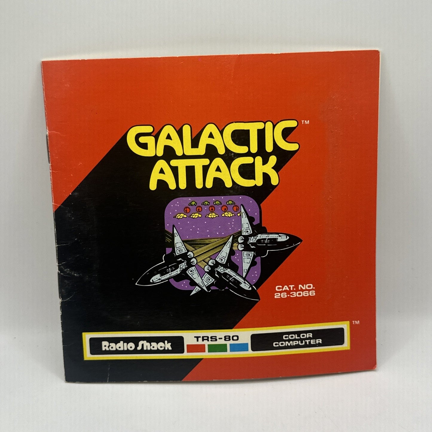 Galactic Attack • Tandy Radio Shack TRS-80 Game + Manual PAL AUS Complete Boxed