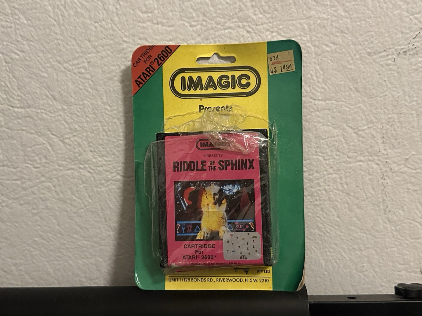 Riddle of The Sphinx • Atari 2600 (1982) IMagic HES Game + Original Packaging AU