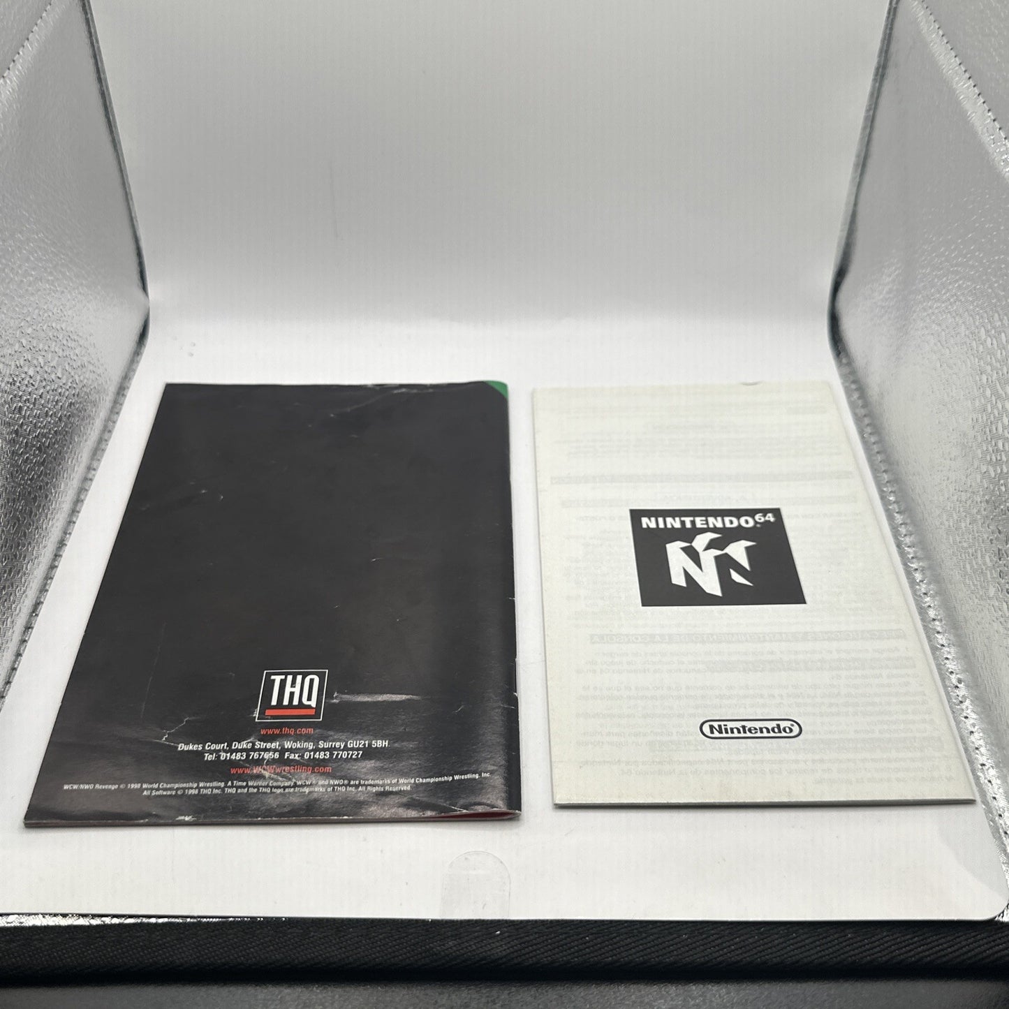 WCW NWO Revenge • Nintendo 64 N64 Game PAL 1998 THQ WWE Complete Boxed + Manual