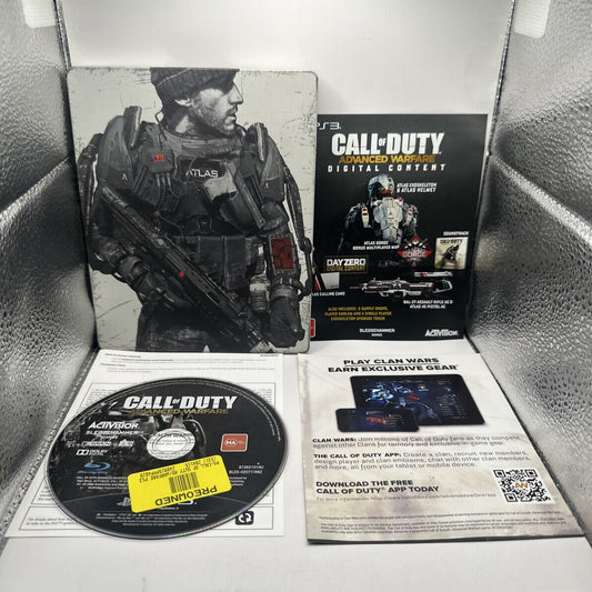 Call of Duty: Advanced Warfare Steelbook • PlayStation 3 PS3 Game (2013) CIB