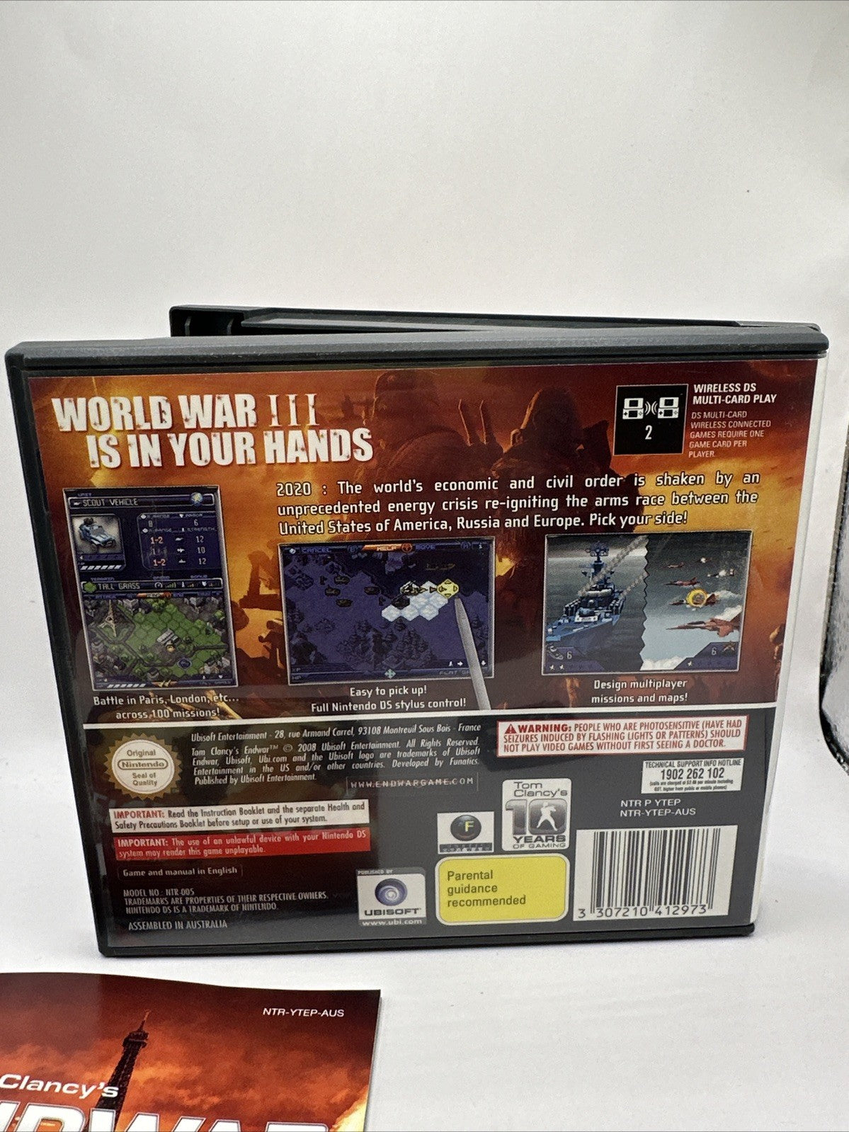 Tom Clancy’s End Game • Nintendo DS Game + Manual (2008) AUS Complete • Ubisoft