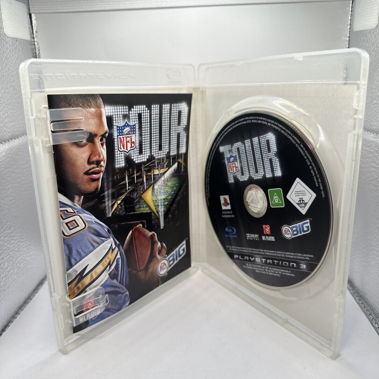 NFL Tour • Sony PlayStation PS3 Game + Manual (2007) AUS CIB • American Football