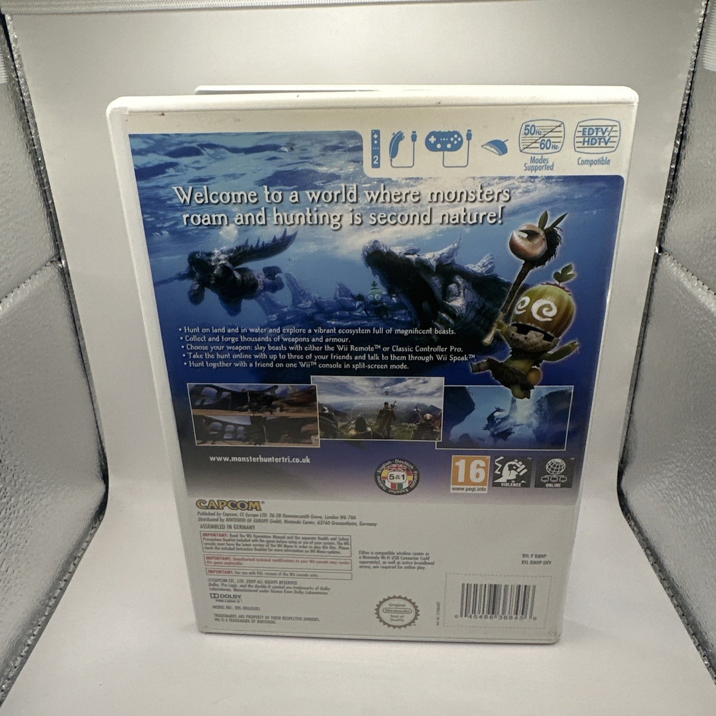 Monster Hunter 3 Tri • Nintendo Wii Game + Manual (2009) Complete CIB • Capcom