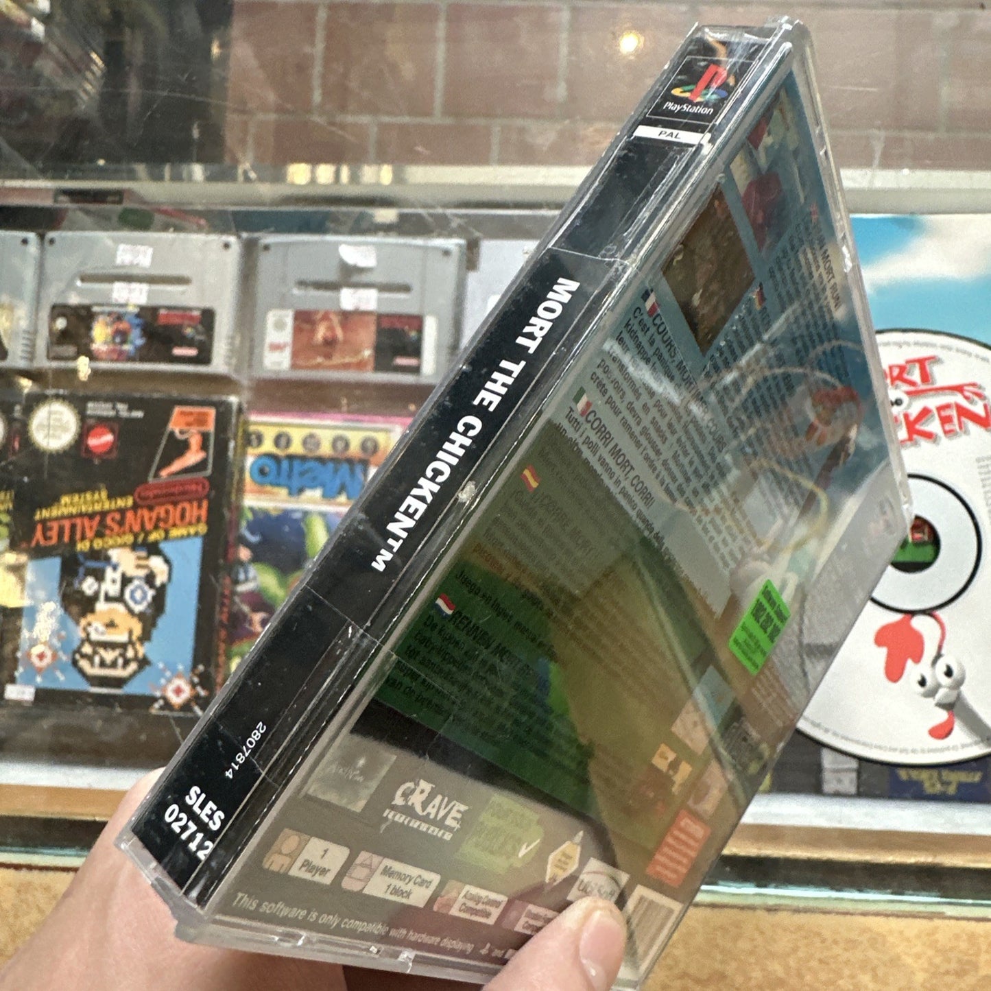 Mort the Chicken • PlayStation 1 PS1 Game + Manual (2001) PAL Complete