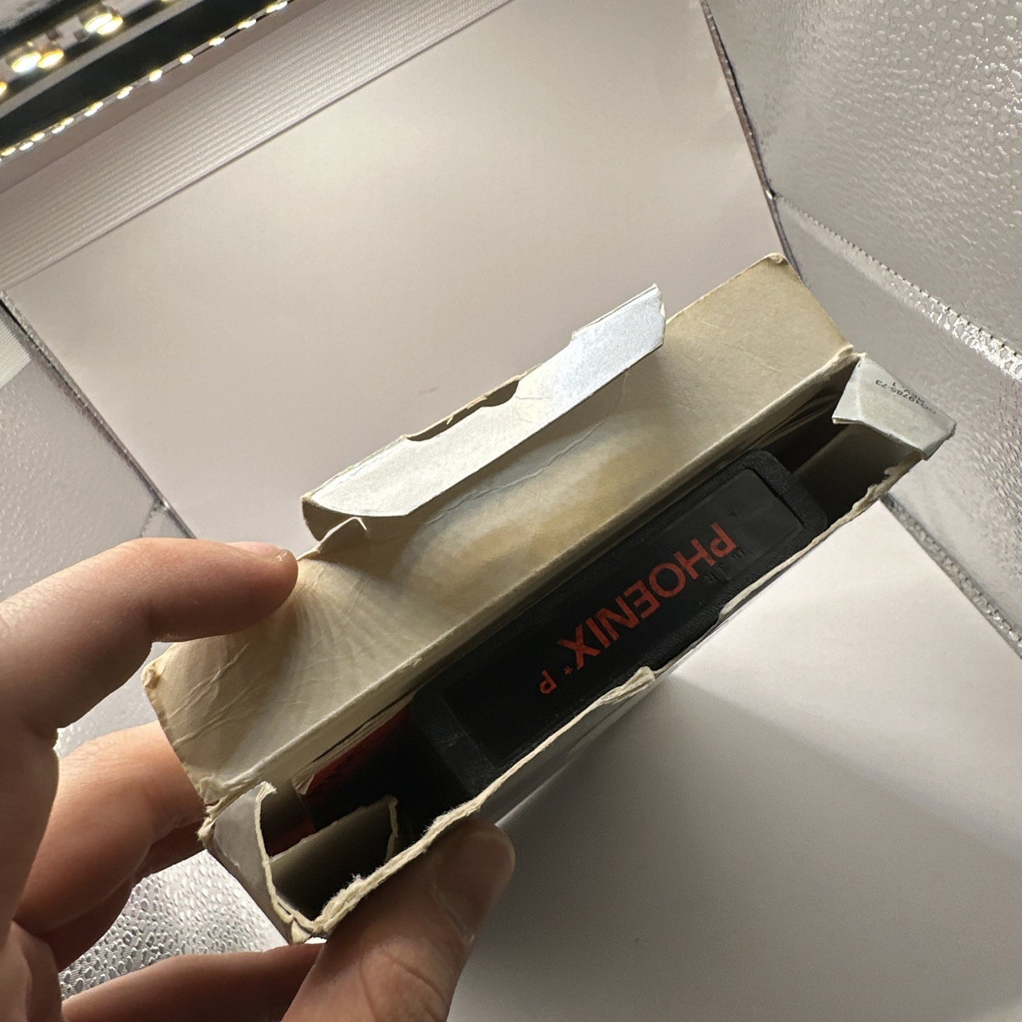 Phoenix • Atari 2600 Game + Manual (1982) Complete Boxed • Silver Box