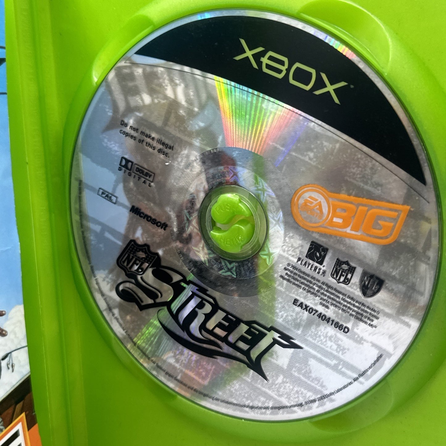 NFL Street • Xbox Original Game + Manual (2004) PAL Complete • American Football