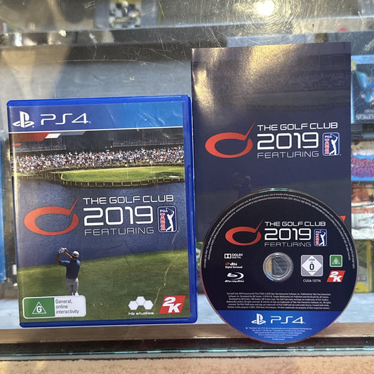 The Golf Club 2019 Featuring PGA Tour • PlayStation 4 PS4 Game + Manual • AUS