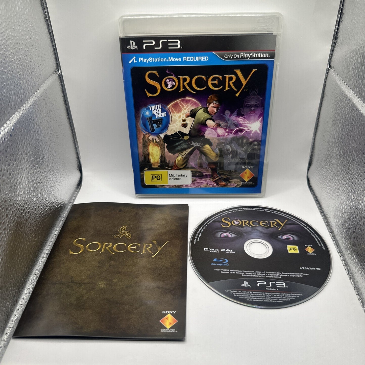 Sorcery • PlayStation 3 PS3 Game + Manual (2012) AUS • Complete • PS Move Games