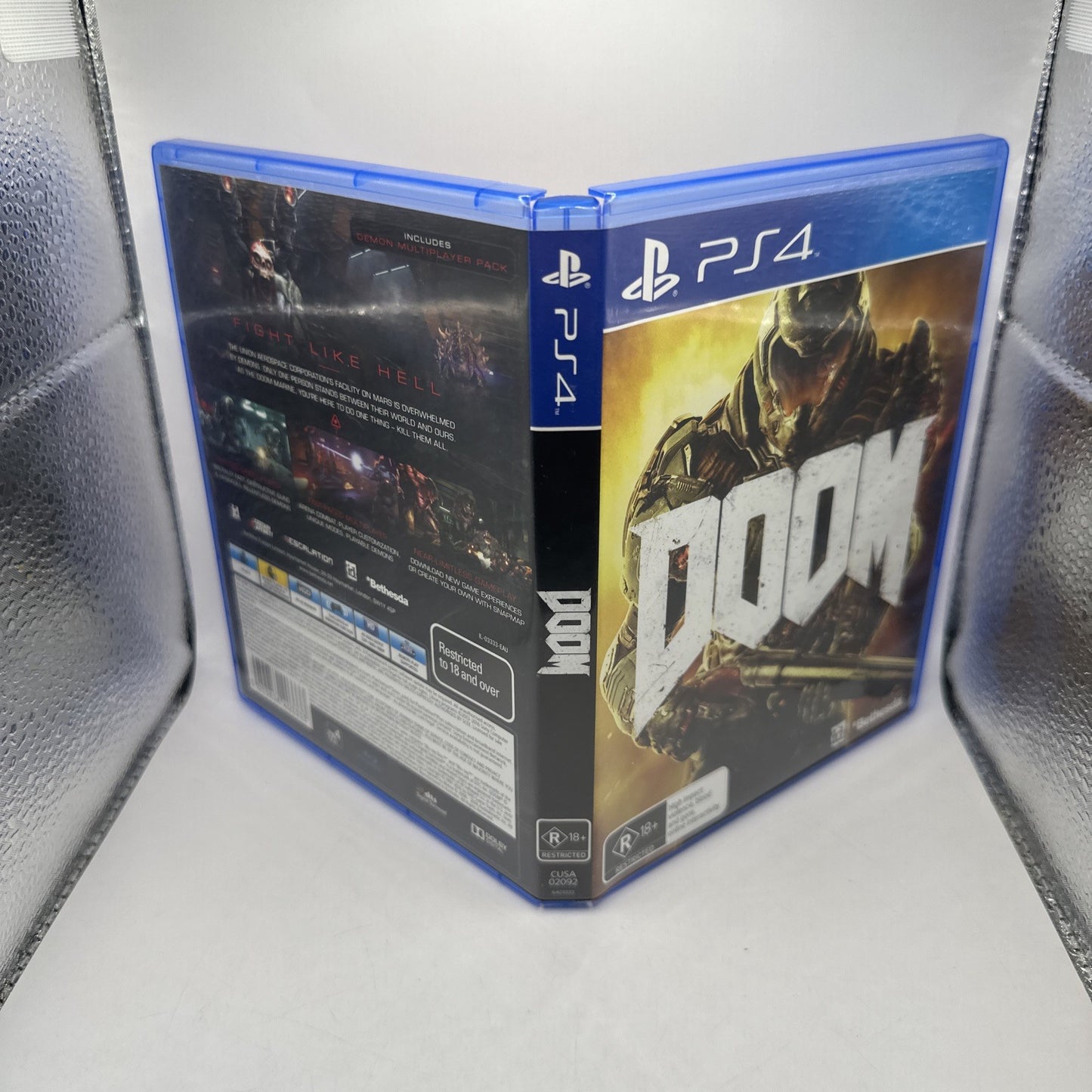 Doom - UAC Pack • Playstation 4 PS4 Game + Manual & Poster (2016) AUS