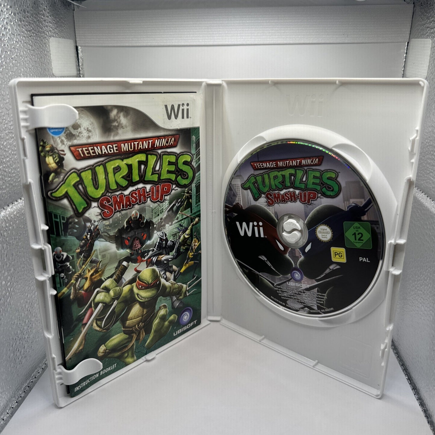 Teenage Mutant Ninja Turtles: Smash-Up • Nintendo Wii Game + Manual (2009) PAL