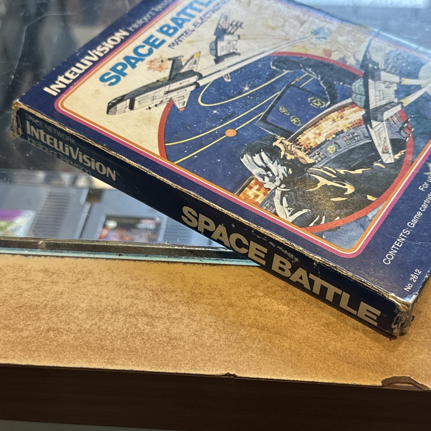 Space Battle • Intellivision Game + Manual & Overlays (1979) Boxed Complete CIB