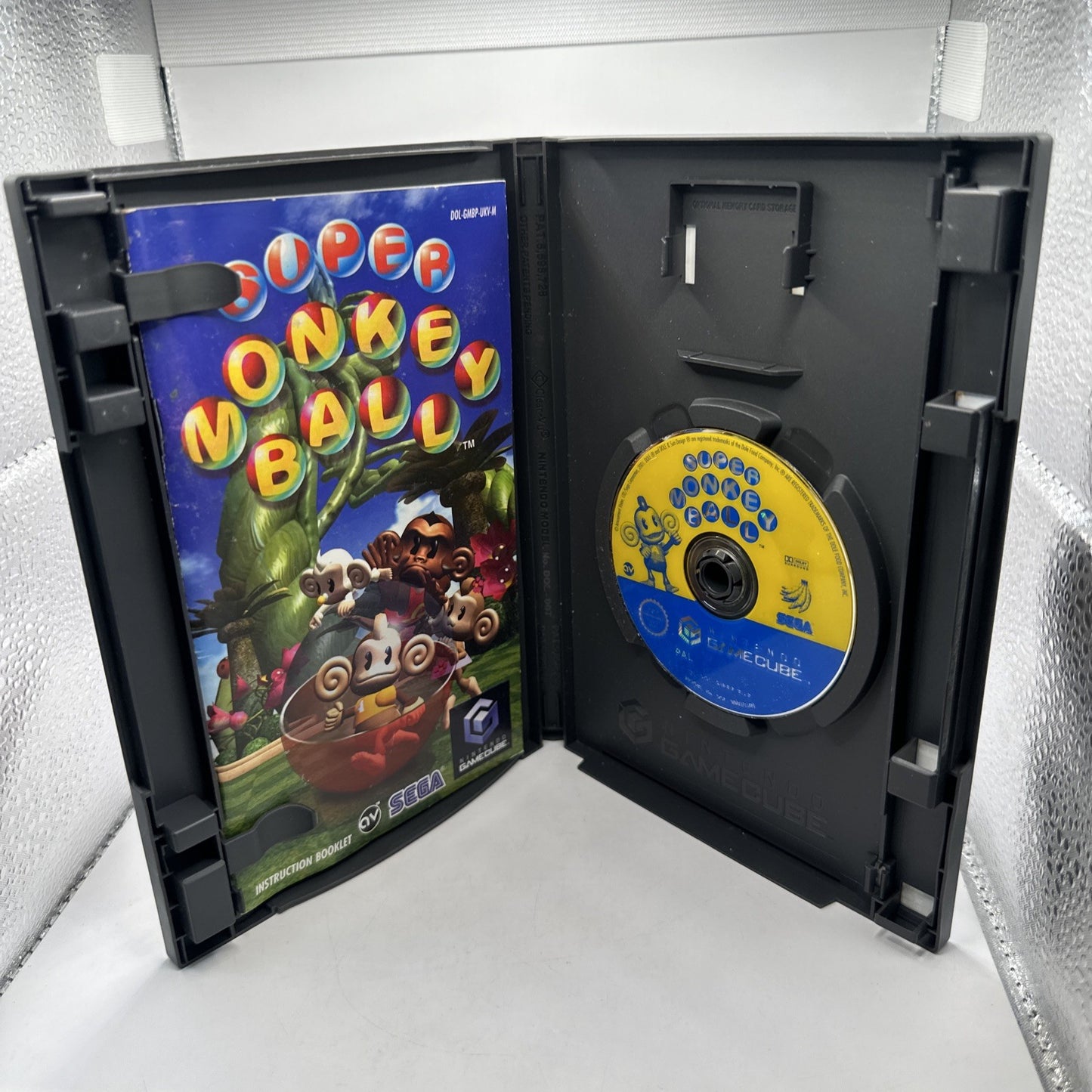 Super Monkey Ball • Nintendo GameCube Game + Manual (2001) PAL • SEGA