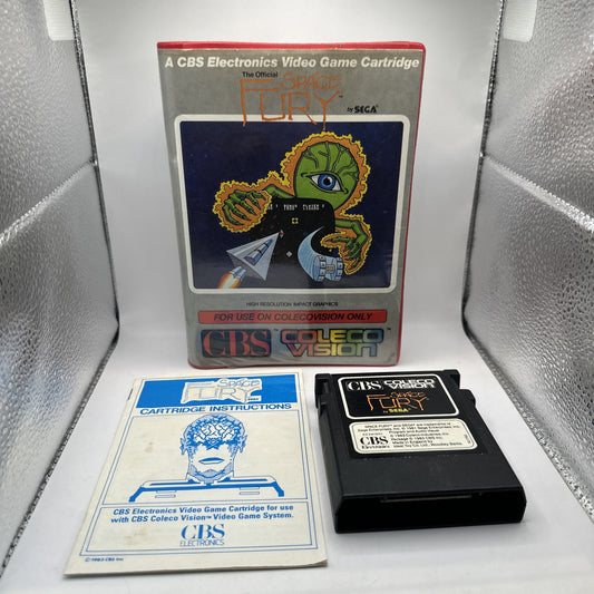 Space Fury • ColecoVision Game + Manual In Box (1983) Boxed
